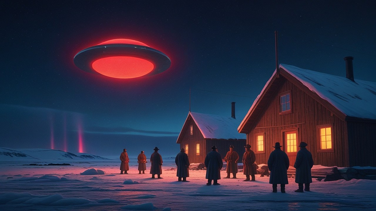 1869: Barrow Glowing Red Disk UFO