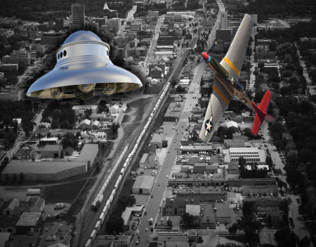 1948: American Pilot Gets Into Dogfight With UFO