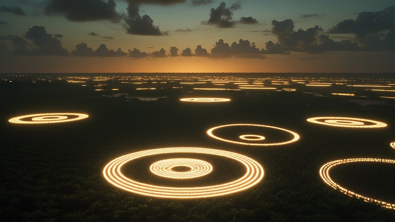 1992: Lake Okeechobee Sugar Field Circles