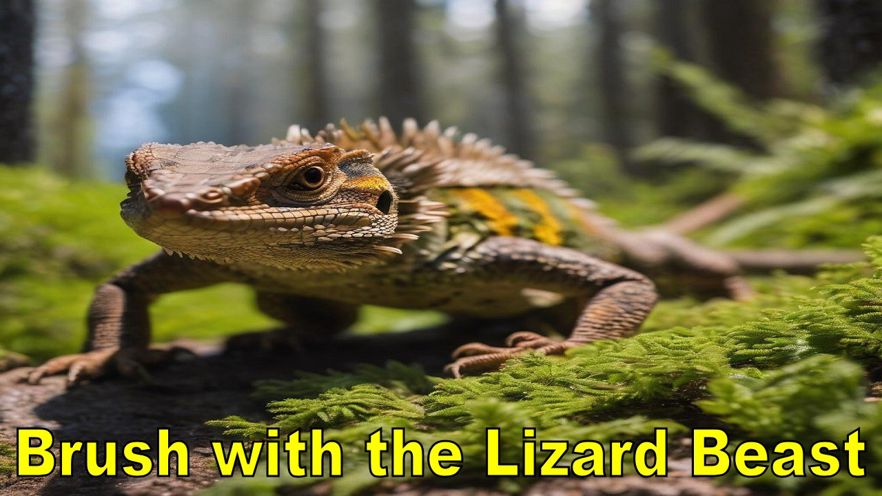 A Hiker's Brush with the Lizard Beast