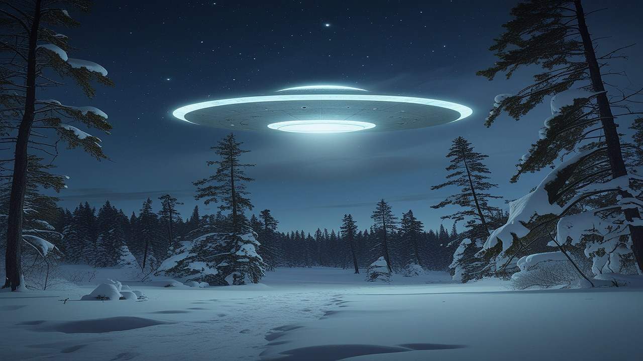 Mysterious Lights in the Northern Sky