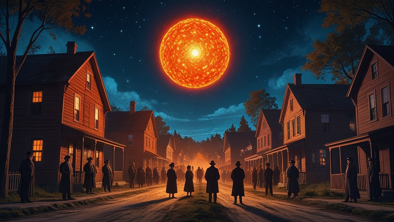 The 1904 Floating Orb of Fire Over Peterborough